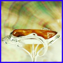 Bague en argent fait main bijou de créateur et artisanale pièce unique