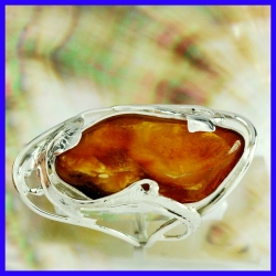 Bague en argent fait main bijou de créateur et artisanale pièce unique