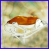 Bague en argent fait main bijou de créateur et artisanale pièce unique