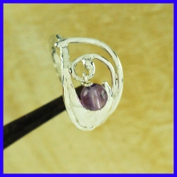 Bague en argent fait main Bijou de créateur artisanal 8 exemplaires.