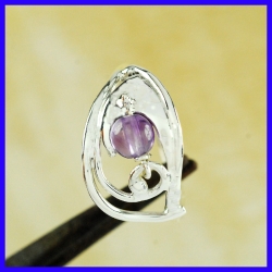 Bague en argent fait main Bijou de créateur artisanal 8 exemplaires.