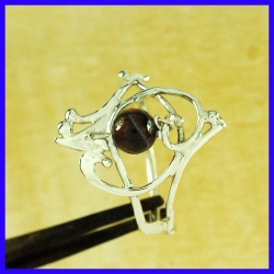 Bague en argent fait main Bijou de créateur et artisanal 8 exemplaires