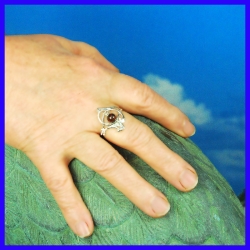 Bague en argent fait main Bijou de créateur et artisanal 8 exemplaires