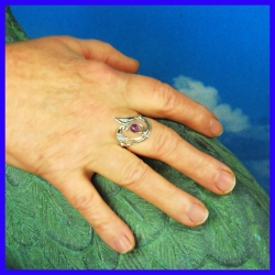 Bague en argent fait main Bijou de créateur et artisanal 8 exemplaires