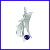 Silver pendant. Designer and handcrafted jewellery. Unique piece.