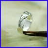 Silver snake ring for men created by a solid silver jeweler.