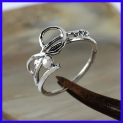 Silver and handmade ring. Jewel of a designer.