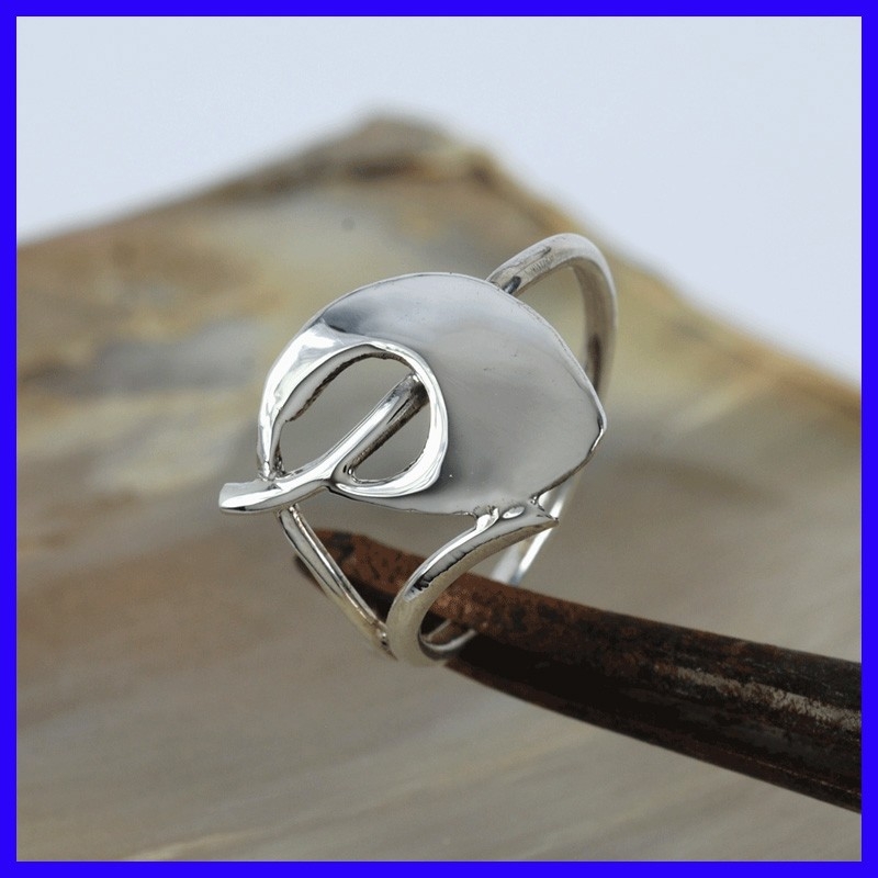 Silver and handmade ring. Jewel of a designer.