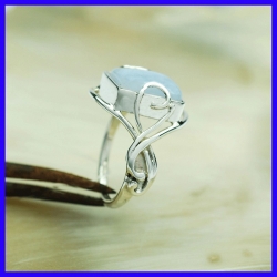 Silver ring, handmade. Jewel of creator and artisanal.