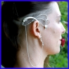 Silver earring. designer jewellery for women