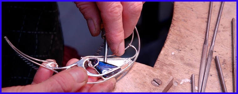 Original and handmade silver jewelry designer.